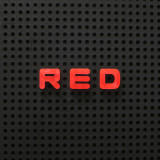 100粒紅色字母釘 - 紅色