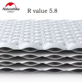Naturehike R5.8超輕型防潮墊 (CNH22DZ016) - 木乃伊小款 | 僅重0.5KG | 內層增加鋁膜保暖 | 雙層氣閥