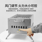 Naturehike 不銹鋼燒烤爐 (CNH22CJ016) | 火力大小調節 | 營火燒烤兩用