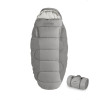 NatureHike PS400 可伸手圓餅型睡袋 (NH20MSD03) - 雲霧灰 | 適用溫度> 0℃ | 開放式設計可伸手腳