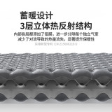 Naturehike R3.5超輕型方型防潮墊 (CNH22DZ018) - 黑色加大款 | 僅重0.5KG | 內層增加鋁膜保暖 | 雙層氣閥