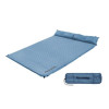 Naturehike D01 雙人無縫帶枕充氣睡墊 - 藍色 (CNH22DZ012) | 全自動充氣 | 3cm厚海棉