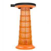 戶外便攜伸縮摺疊椅 - 橙色 | 排隊神器 | 伸縮調節 | 一秒收合 | 旋轉鎖定 | 防滑耐磨 | 承重強悍 戶外便攜伸縮摺疊椅 - 橙色 | 排隊神器 | 伸縮調節 | 一秒收合 | 旋轉鎖定 | 防滑耐磨 | 承重強悍