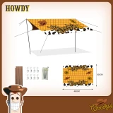 WOODY 戶外露營系列 - 4-7人方形防水遮陽天幕 | 迪士尼正版授權 | 4x3米天幕