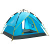 PELLIOT 3-4人家庭式自動帳篷 - 升級款天藍色 | 上/下壓速開速關 | 4面通風設計