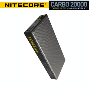 Nitecore Carbon 20000 超輕移動電源 (20000mAh) | 僅重295.5g | QC/PD快充