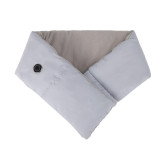 USB暖腰護頸電熱頸巾禮盒裝 (不含發熱電源) - 煙灰| 5秒速暖 | 3檔溫度調節 | 大範圍發熱面積