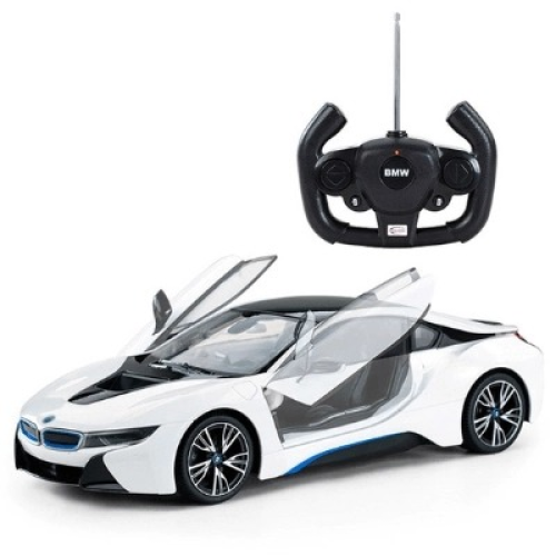 Rastar 寶馬 BMW I8 1:14 玩具遙控車 - 白色 (71000) | 正版授權 | 原車等比製作