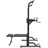 HCG08 帶靠背單槓引體上升器 (連健身椅款) | 高度可調節 | 多項健身訓練適用
