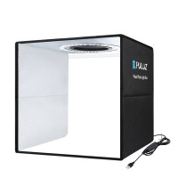 PULUZ PU5032B 30cm摺疊環形燈簡易攝影棚 | 3色色溫切換 | 亮度調節 | 全景/俯視拍攝 | 12種背景顏色