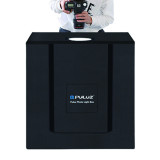PULUZ PU5080 80cm摺疊LED燈攝影棚 | 5500K白光可調 | 附3色背景板