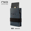 NIID Slide II Mini RFID防盜純素皮夾銀包 - 藍色 | RFID/NFC防盜 | 側邊卡片彈出
