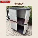 日本IRIS 愛麗思防水戶外陽台收納儲物櫃 (90*52*115cm) - ML1200V | 室外庭院防雨工具收納置物櫃