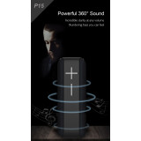 HOPESTAR P15 布藝無線藍牙音箱 - 藍色 |  IPX6防水設計藍牙喇叭