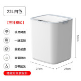 22L充電全自動帶蓋智能感應垃圾桶 | 30米感應開蓋 | 多種開蓋模式設定