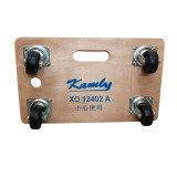 Kamly XO12402A 74*48CM 木平板車 | 配4個PU黑膠轆