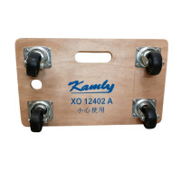 Kamly XO12402A 74*48CM 木平板車 | 配4個PU黑膠轆 Kamly XO12402A 74*48CM 木平板車 | 配4個PU黑膠轆