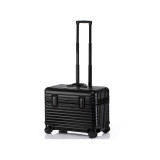18寸拉桿鋁框鎂合金行李箱 - 黑色 | 化妝箱 | 攝影箱 | TSA密碼鎖