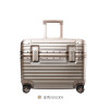 18寸拉桿鋁框行李箱 - 香檳金 | 化妝箱 | 攝影箱 | TSA密碼鎖