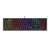 Dragon War GK-017 RGB燈效青軸電競鍵盤 | 青軸機械鍵 | 可拆式磁吸手墊 | 香港行貨