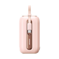 Joyroom 超迷你 10000mAh雙線充電寶 - 粉色 | 同時充3個設備 | 掌心大小僅重193g | iphone 20W快充