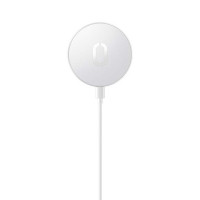 Joyroom iPhone 15W快充磁吸充電器 - 白色 | 支持帶殼充電