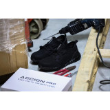 ACCION PRO PTERO防穿刺觸電透氣安全鞋 - 39碼黑色 | ASTM-F2413認證 | CE EN:20345認證