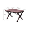 Shinetrip 黑胡桃櫸木蛋捲桌 - S | 三角穩固支撐 | 捲摺收納