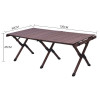 Shinetrip 黑胡桃櫸木蛋捲桌 - L | 三角穩固支撐 | 捲摺收納