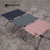 Shinetrip 輕便折疊牛津布布面桌 - 黑色 | 耐磨牛津布桌面