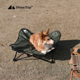 Shinetrip 鋁合金寵物戶外折疊床 - 綠色 | 防抓痕撕咬面料