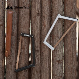 Shinetrip 便攜折疊鋁合金手持木鋸 - 黑色 | 條形收納不佔空間 | 乾濕鋸均可鋸 | 可替換鋸片