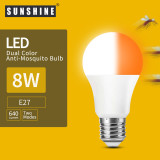 Sunshine E27 LED燈膽驅驅蟲燈泡 - 白光 | 兩段調色 驅蟲燈 1500K / 白光 6500K