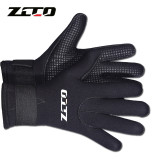 ZCCO 5MM 防滑耐磨浮潛游泳保暖手套 - M