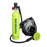 DEDEPU 1L 便攜式全套浮潛水下呼吸器氣瓶套裝 | 連浮潛面罩