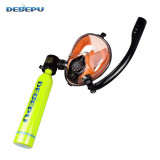DEDEPU 0.5L 便攜式潛水備用呼吸器瓶面罩套裝