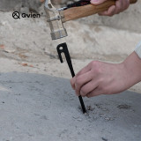 Qvien 加粗55號鋼地釘 - 20cm | 沙灘露營釘