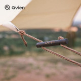 Qvien 梨木雙眼風繩扣 (4件裝) | 帳篷調節繩扣