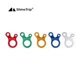 Shinetrip 3孔繩結蝸牛風繩扣 - 顏色隨機