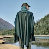 Naturehike 拼色斗篷式雨衣 - 森林綠標準款 (CNH23RG001)