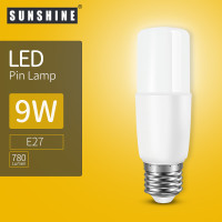 Sunshine E27 9W LED 黃光燈膽(棒燈) 