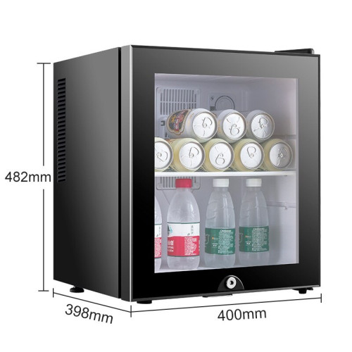 30L玻璃門酒吧小冰箱 |  飲品小雪櫃 冷凍強弱可調節 | 2層分區