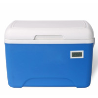 Ice Trip 8L帶溫度計保溫冰箱 - 藍色 | 實時顯示箱內溫度