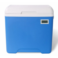 Ice Trip 13L帶溫度計保溫冰箱 - 藍色 | 實時顯示箱內溫度