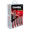 Camelion 24粒 AAA Plus 高容量鹼性電池 | 附收納盒