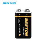 Beston USB充電9V鋰電池 (650mAh) | 9V恆壓 | USB充電