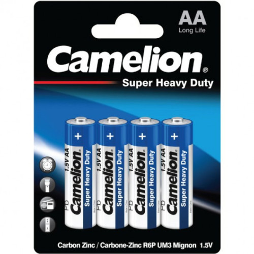 Camelion 4粒裝 AA 碳性電池 (960mAh)