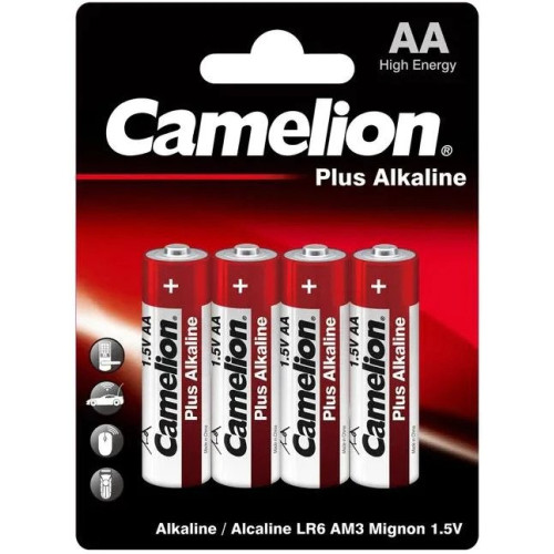 Camelion 4粒卡裝 AA Plus 高容量鹼性電池 (2700mAh)