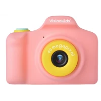 VisionKids HappiCAMU II+ 4900萬像素雙鏡Selfie 兒童攝影相機 - 粉紅色| 香港行貨