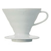 日本 Hario V60 02 手沖咖啡陶瓷濾杯 - 白色 | 附V60量匙 | 可沖4杯咖啡